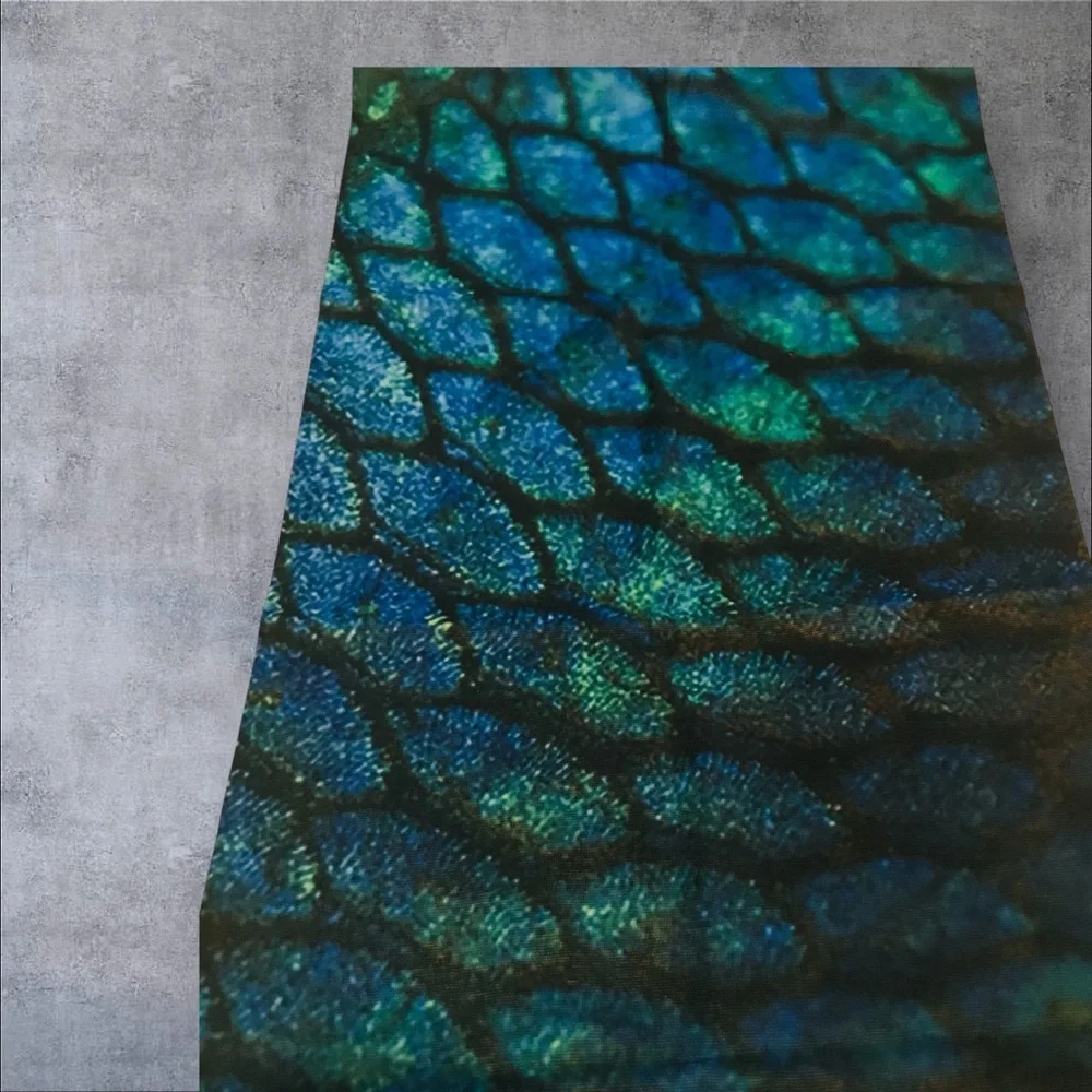Mermaid Dragon Scale 16 n 1 Neck Gaiter Face Cover Dust Mask Biker Rag Moto New